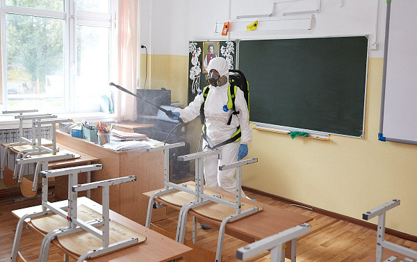 Дезинфекция спортивного лицея